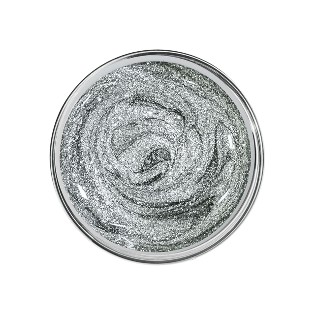 silver uv gel, chrome silver gel, silver gele, silver farbgele, metallic silver gel